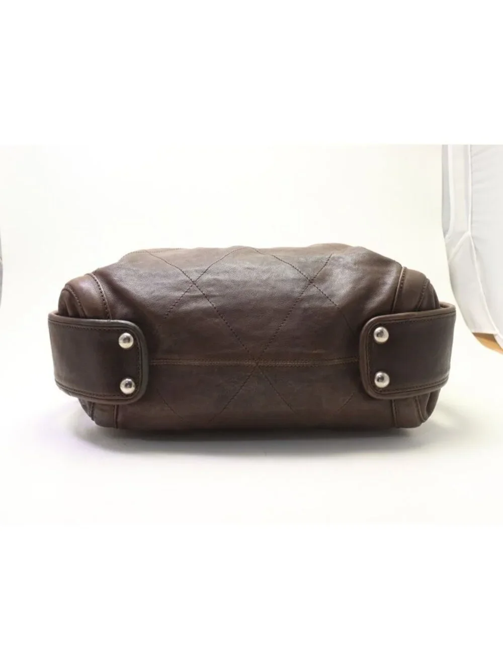 Chanel Leather Handbag Khaki